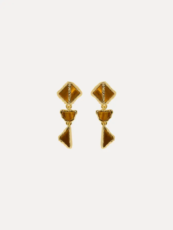 Mixed Stone Clip-On Earrings sold by Oscar de la Renta