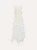 Orchid Guipure & Tweed Sleeveless Dress sold by Oscar de la Renta