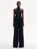 Pinstriped Halter Blouse sold by Oscar de la Renta