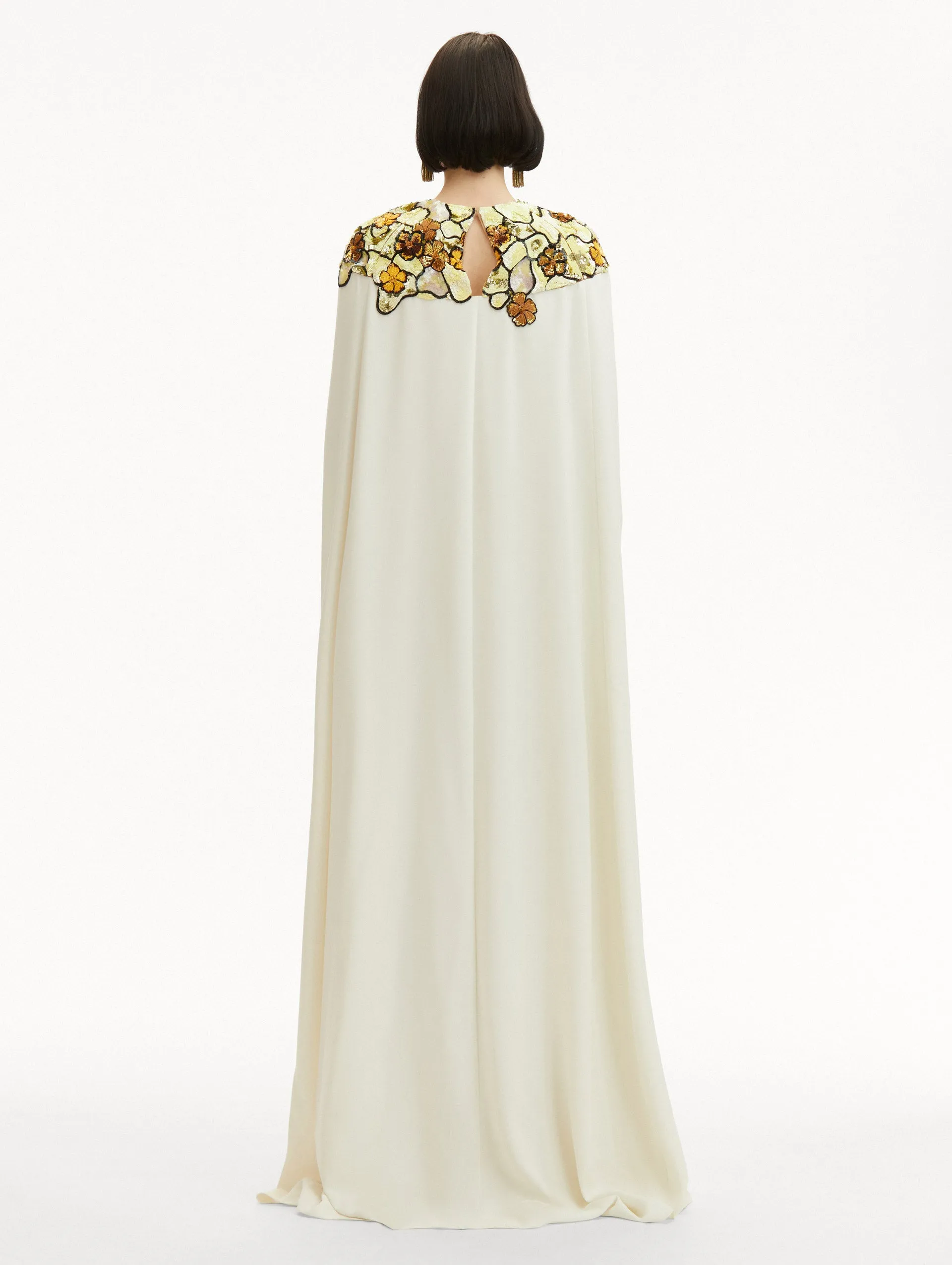 Art Nouveau Sequin Embroidered Caftan sold by Oscar de la Renta product image thumbnail 3