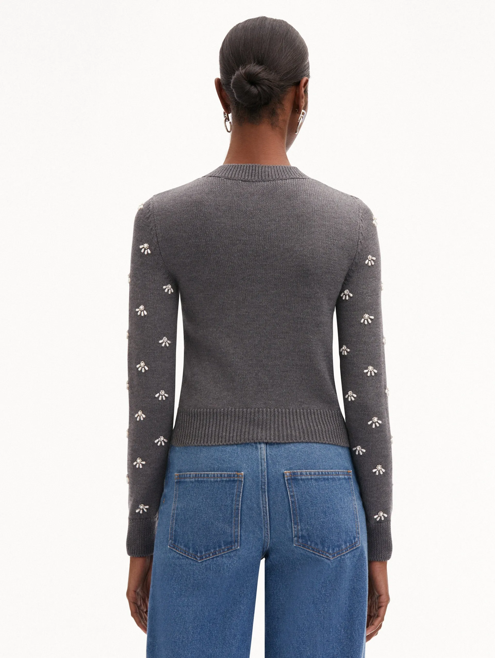 Pearl Cabochon Pullover sold by Oscar de la Renta product image thumbnail 4