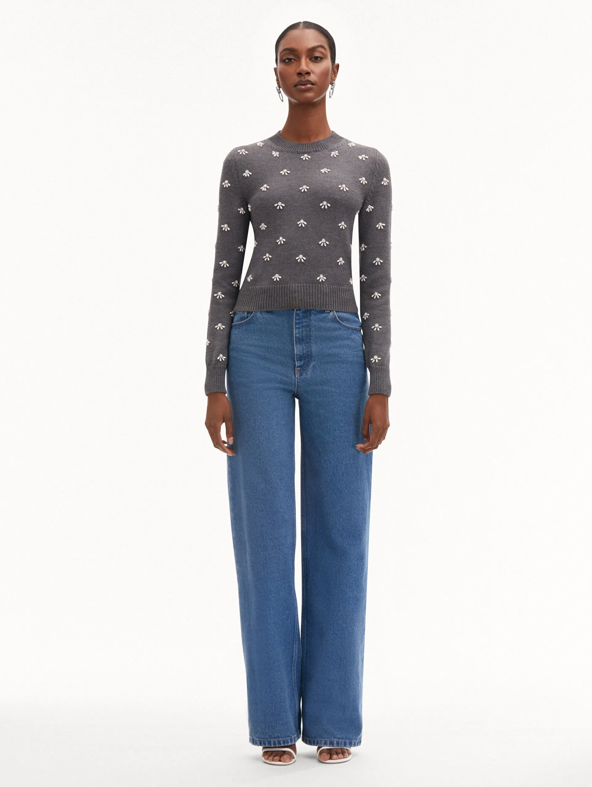 Pearl Cabochon Pullover sold by Oscar de la Renta product image thumbnail 3