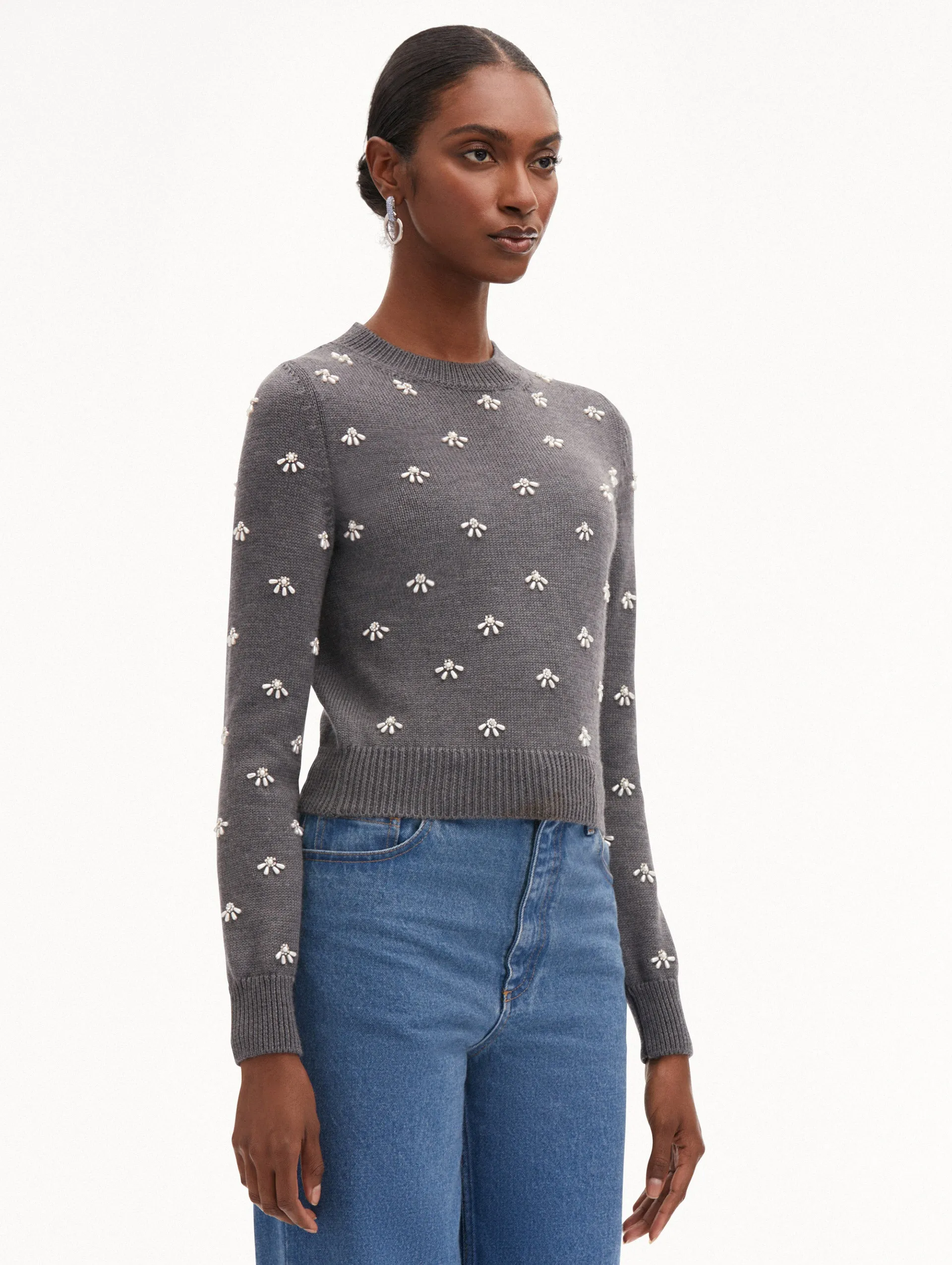 Pearl Cabochon Pullover sold by Oscar de la Renta product image thumbnail 5