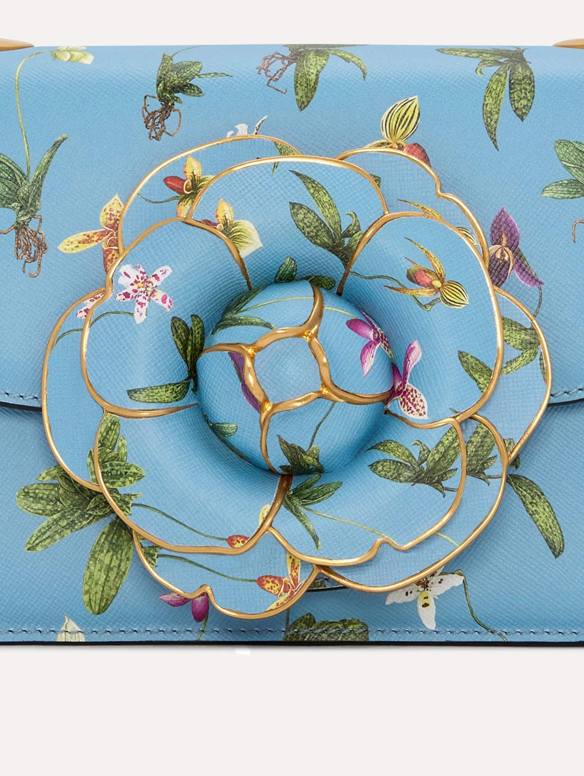 Orchid Printed TRO Bag sold by Oscar de la Renta product image thumbnail 4