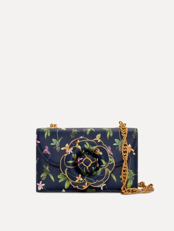 Orchid Printed TRO Bag sold by Oscar de la Renta