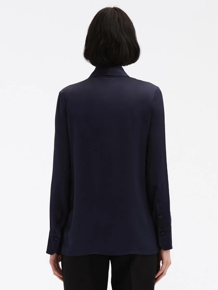 Tie-Neck Silk Blouse sold by Oscar de la Renta product image thumbnail 4