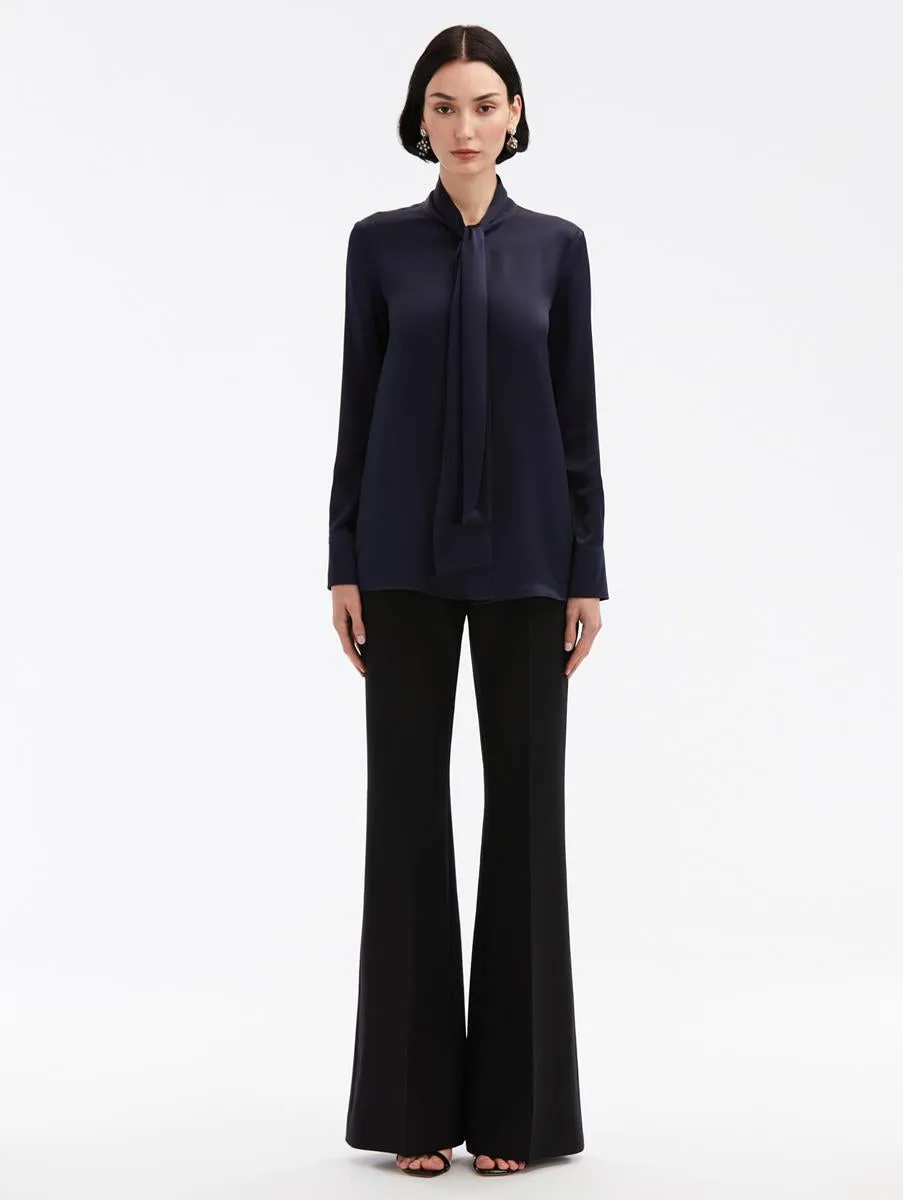 Tie-Neck Silk Blouse sold by Oscar de la Renta product image thumbnail 3