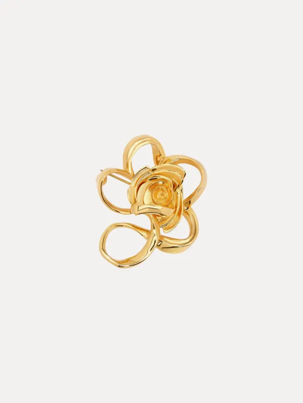 Geometric Rose Brooch sold by Oscar de la Renta