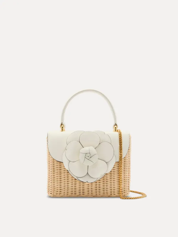 Wicker Mini TRO Bag sold by Oscar de la Renta