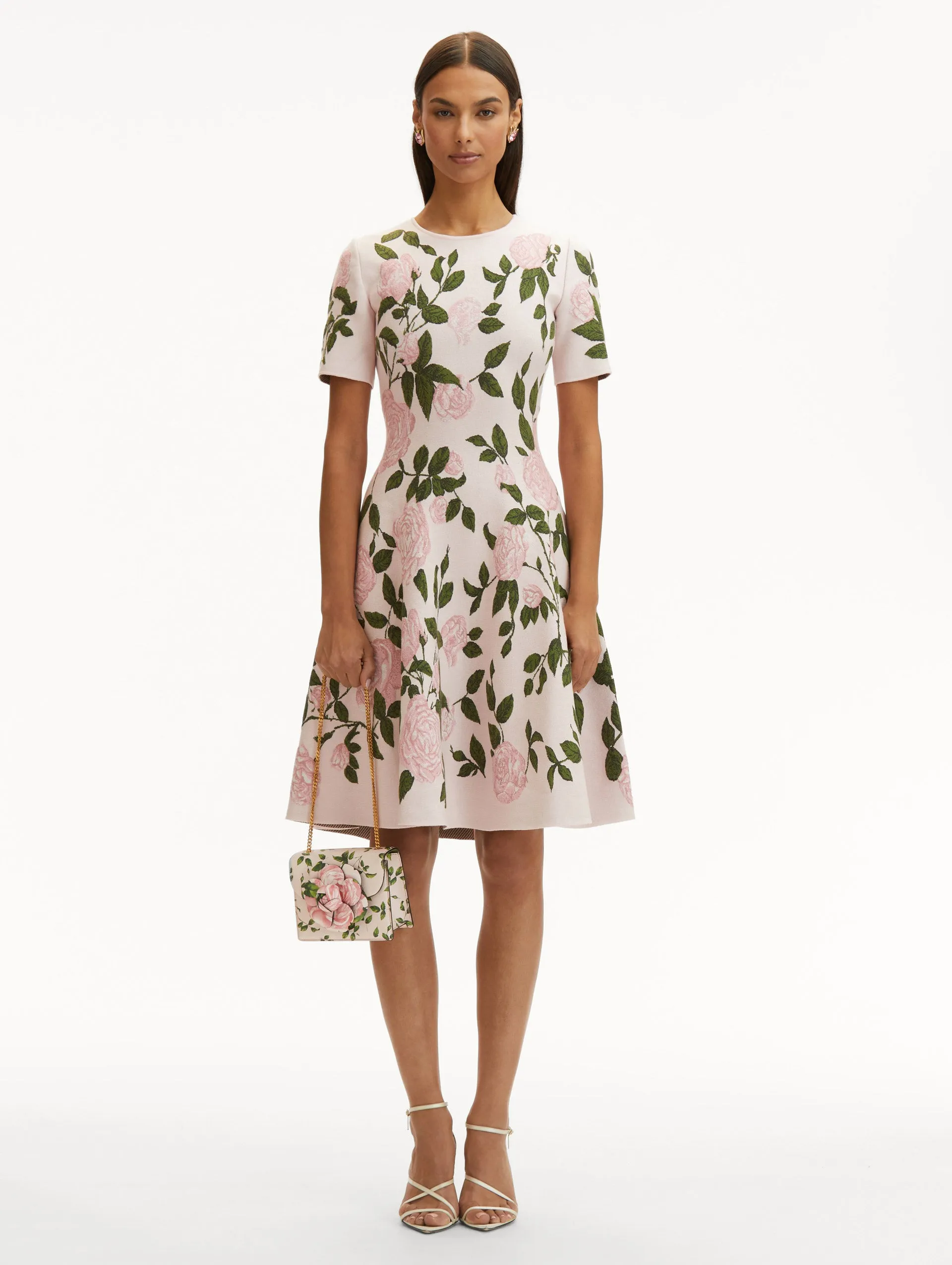 English Rose Printed Mini TRO Bag sold by Oscar de la Renta product image thumbnail 2