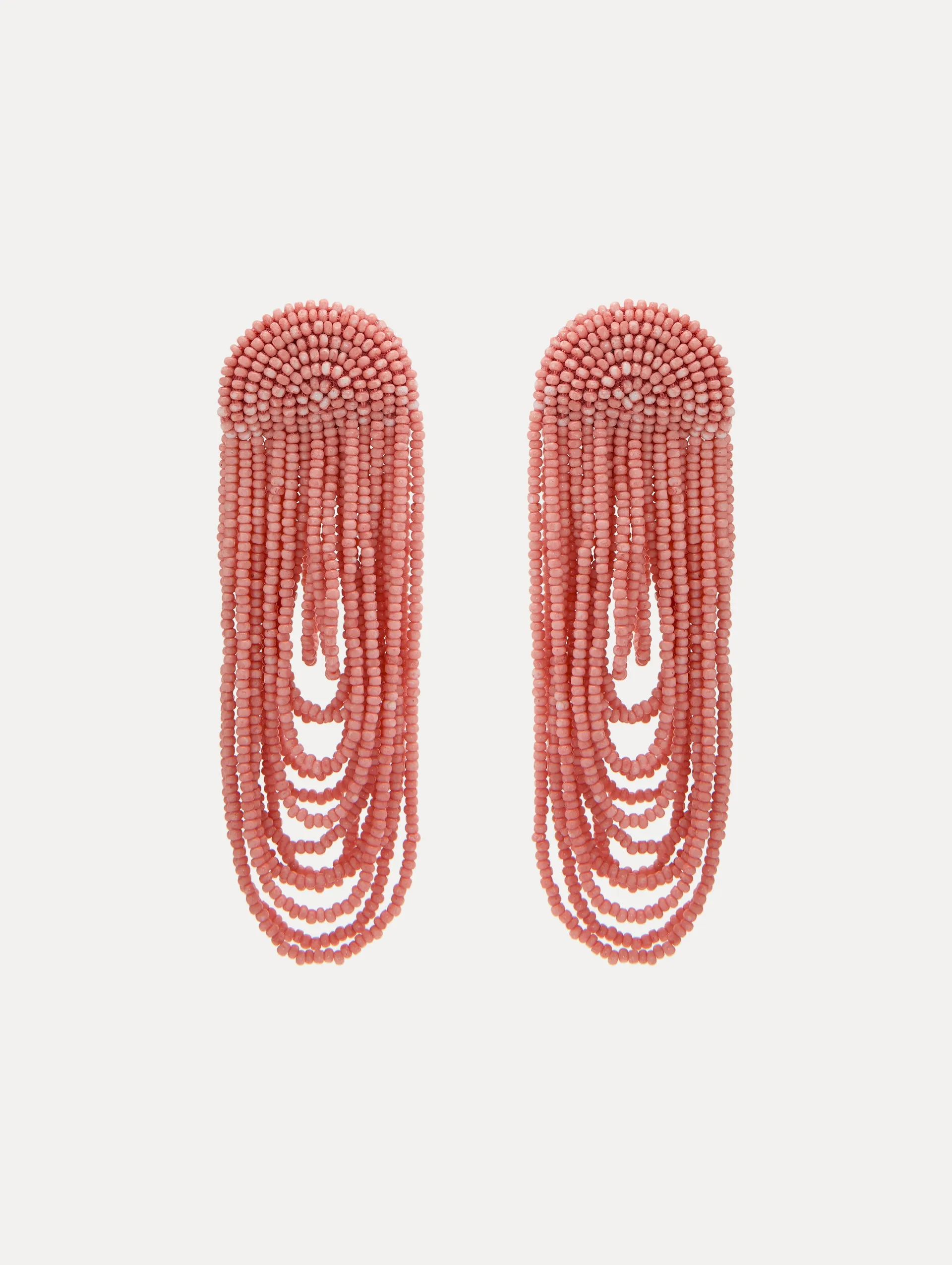 Beaded Curtain Earrings sold by Oscar de la Renta