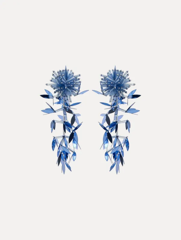 Leaf Tassel Earrings sold by Oscar de la Renta