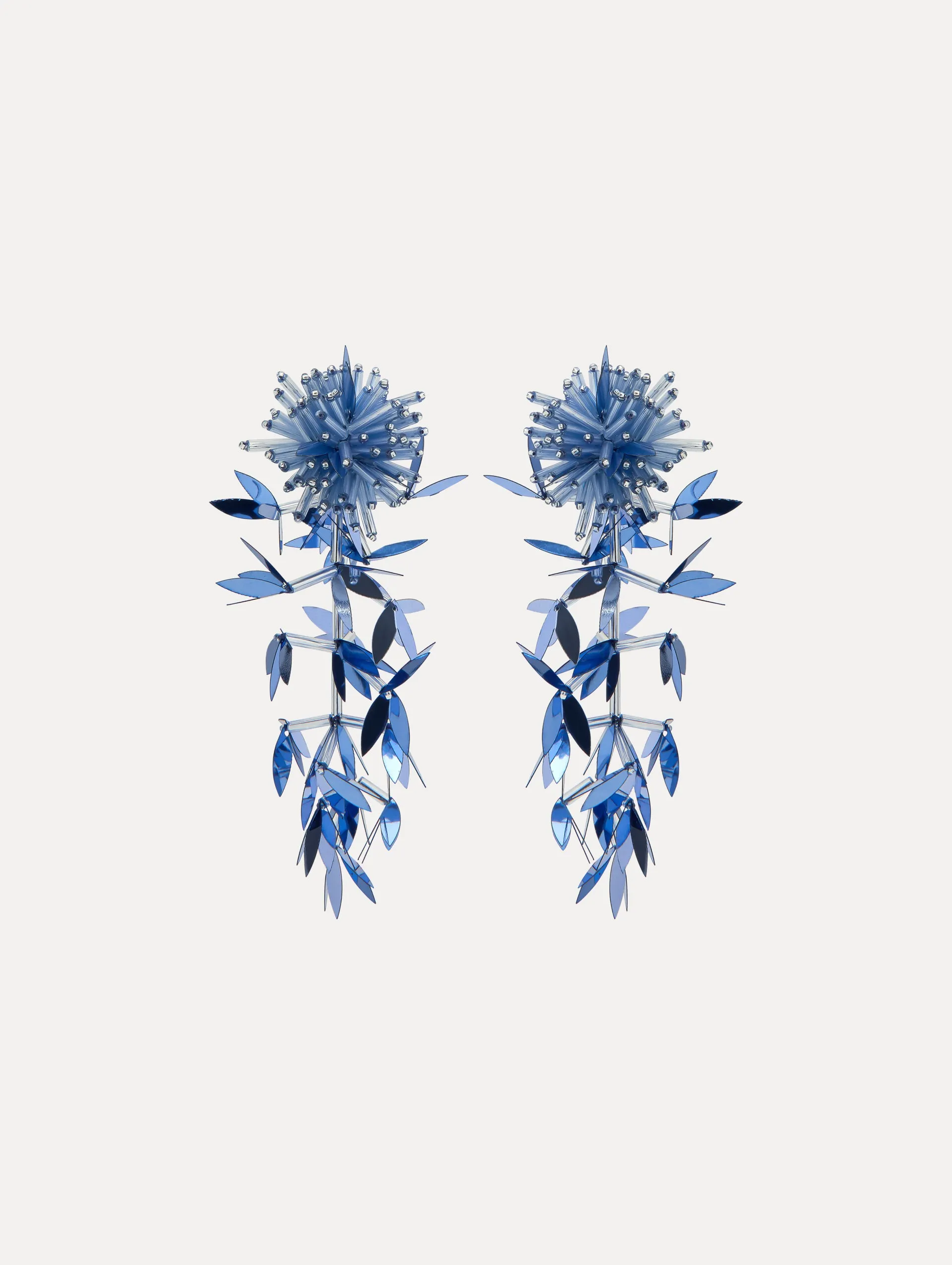 Leaf Tassel Earrings sold by Oscar de la Renta