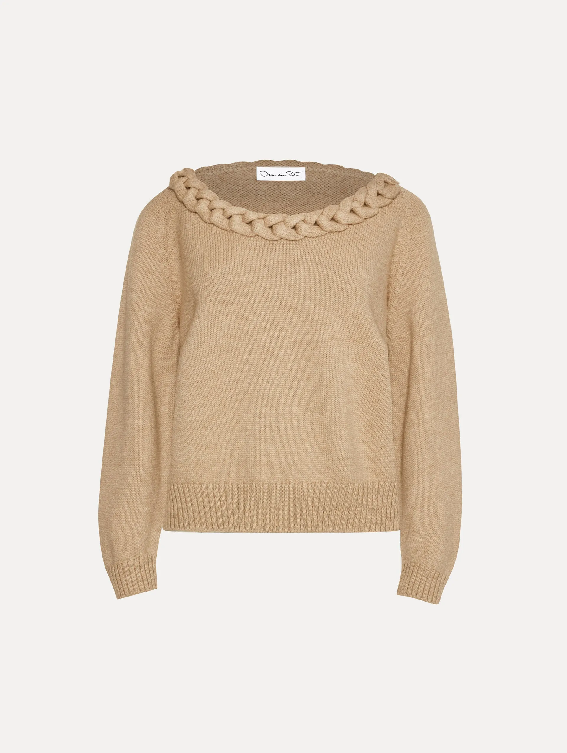 Braided Neckline Pullover sold by Oscar de la Renta