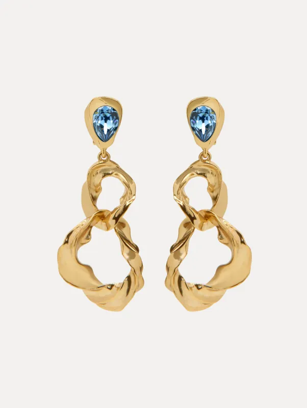 Textured Baroque Clip-On Earrings sold by Oscar de la Renta