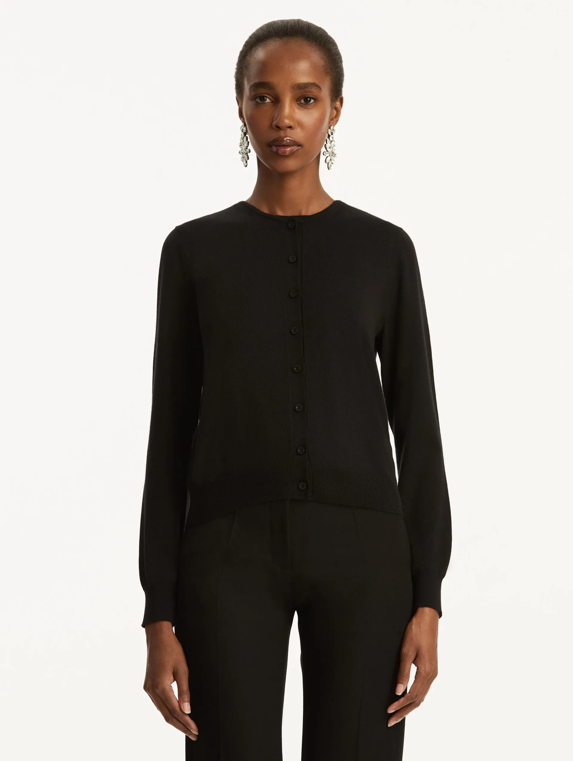 Wool-Blend Cardigan sold by Oscar de la Renta product image thumbnail 2