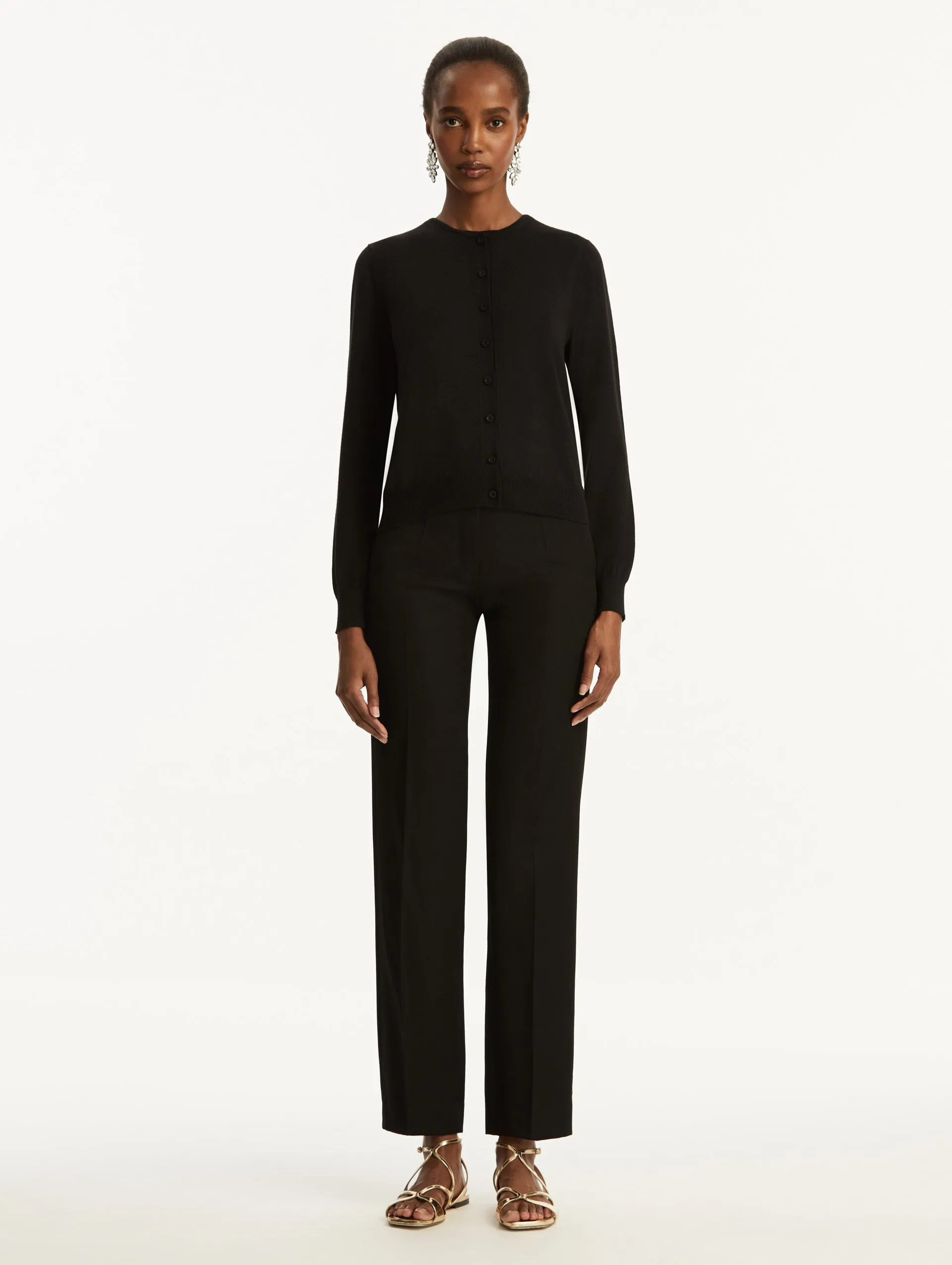 Wool-Blend Cardigan sold by Oscar de la Renta product image thumbnail 3