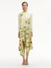 English Rose Threadwork Cardigan sold by Oscar de la Renta