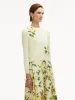English Rose Threadwork Cardigan sold by Oscar de la Renta