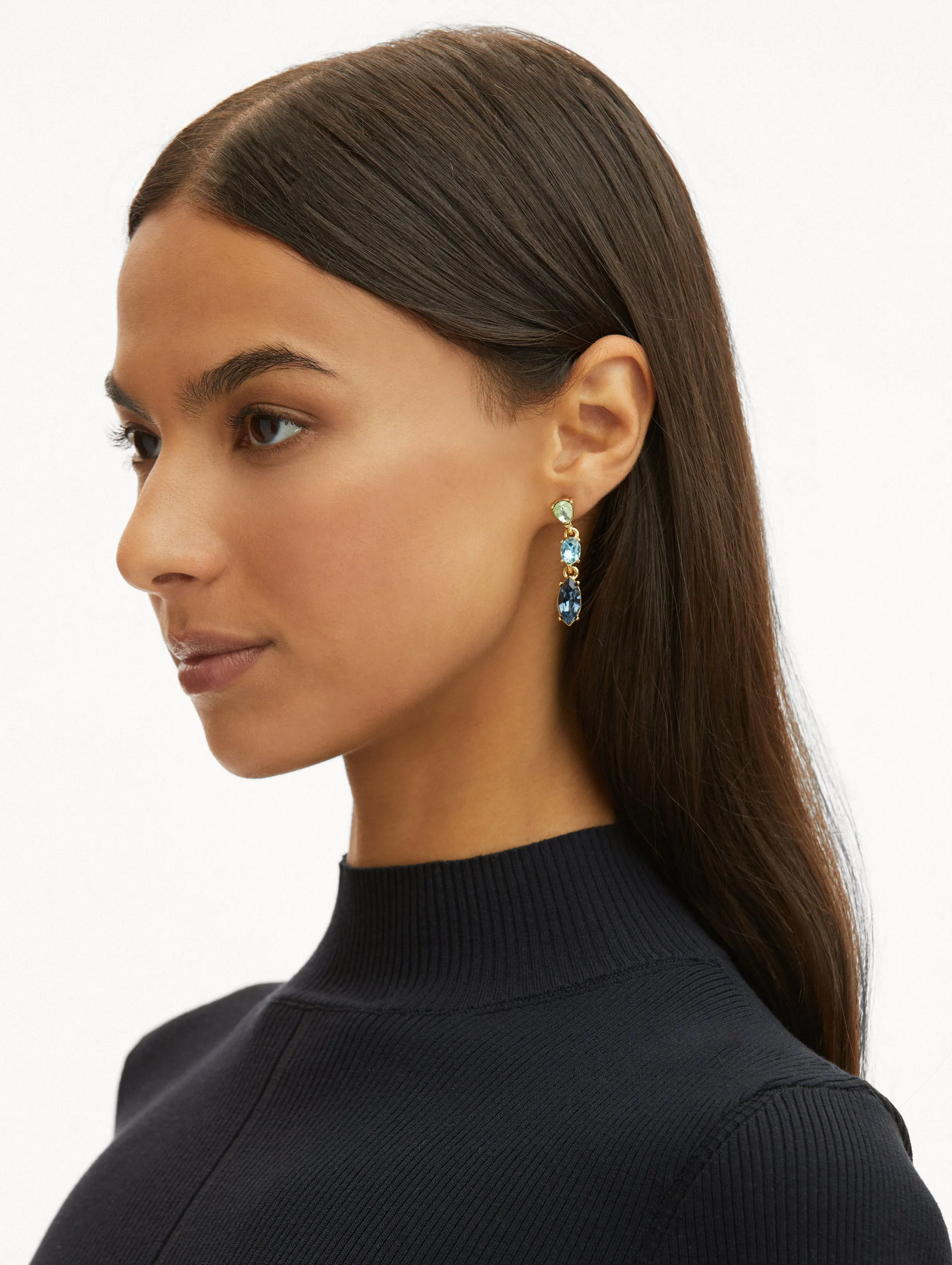 Four-Tier Drop Earrings sold by Oscar de la Renta product image thumbnail 2