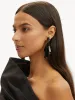 Sequin Petal Clip-On Earrings sold by Oscar de la Renta
