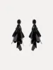 Sequin Petal Clip-On Earrings sold by Oscar de la Renta