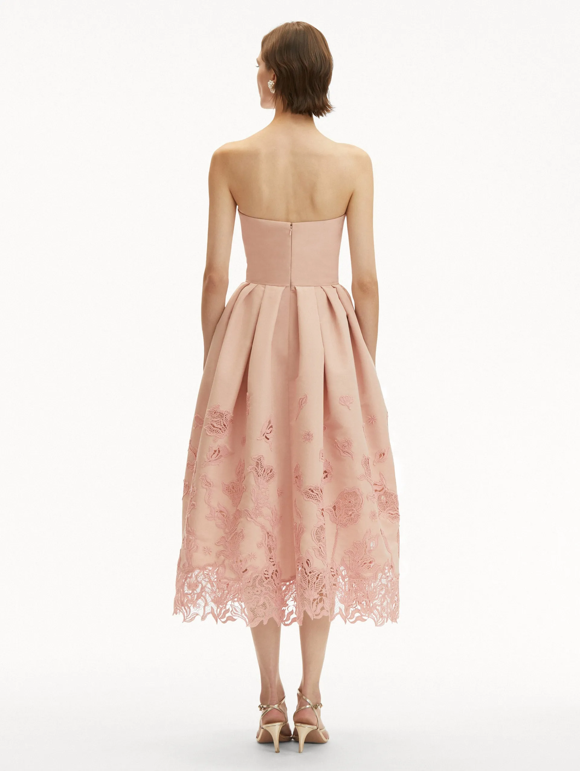 Bellflower Guipure Cocktail Dress sold by Oscar de la Renta product image thumbnail 3