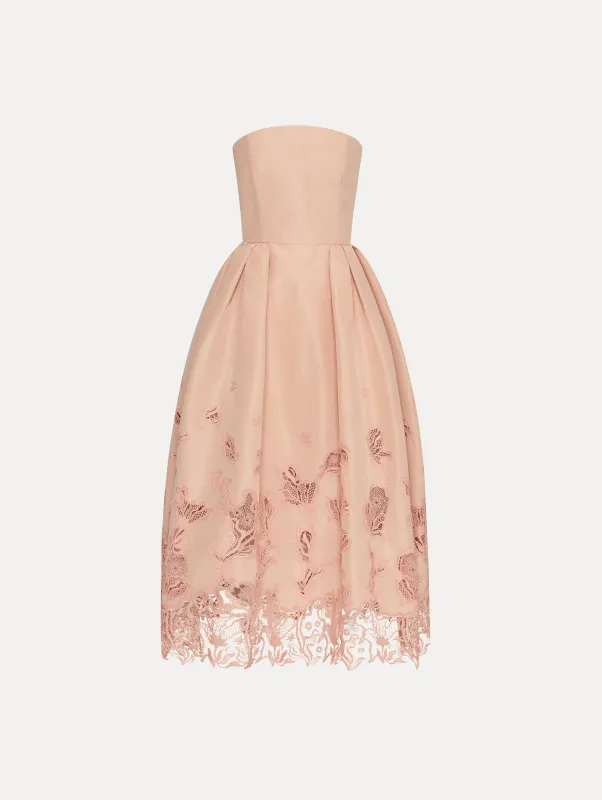 Bellflower Guipure Cocktail Dress sold by Oscar de la Renta