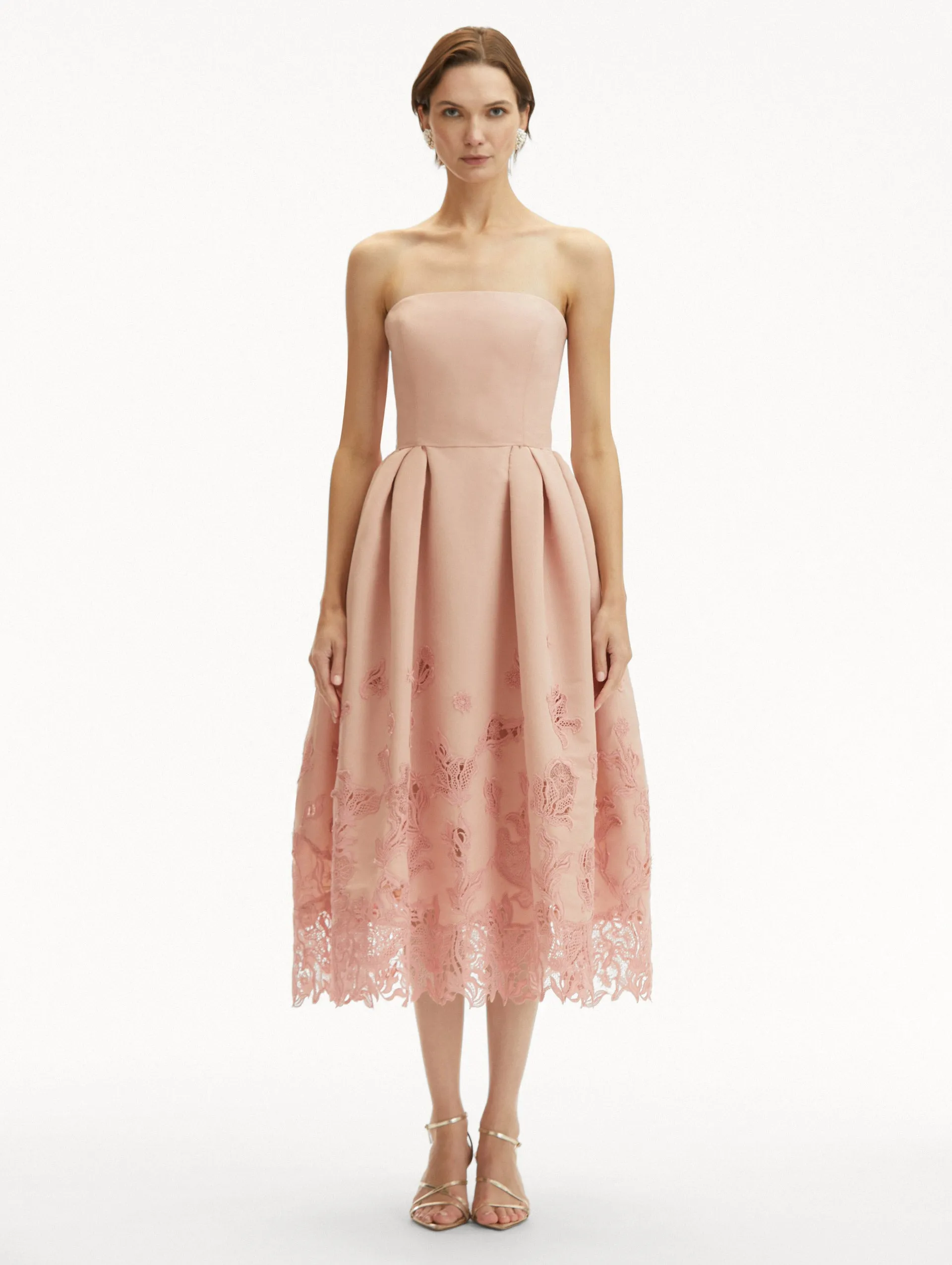 Bellflower Guipure Cocktail Dress sold by Oscar de la Renta product image thumbnail 2