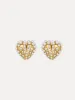 Pearl Heart Clip-On Earrings sold by Oscar de la Renta