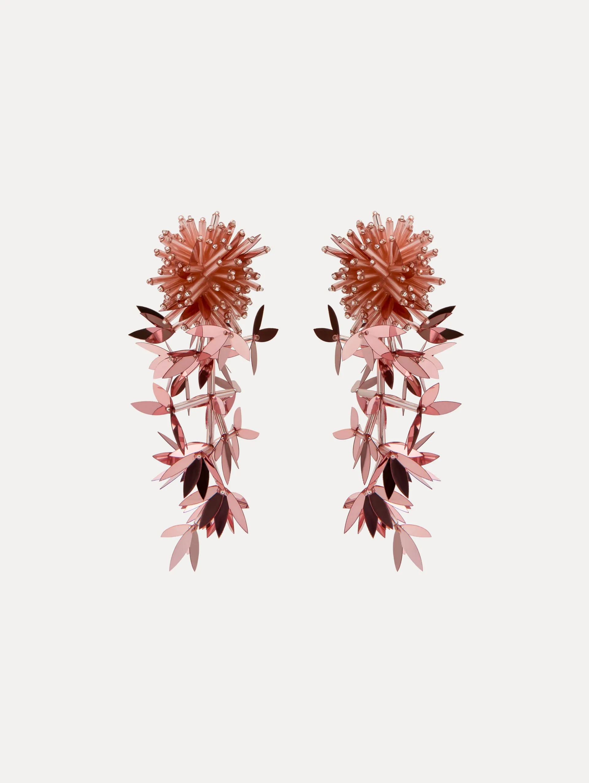 Leaf Tassel Clip-On Earrings sold by Oscar de la Renta
