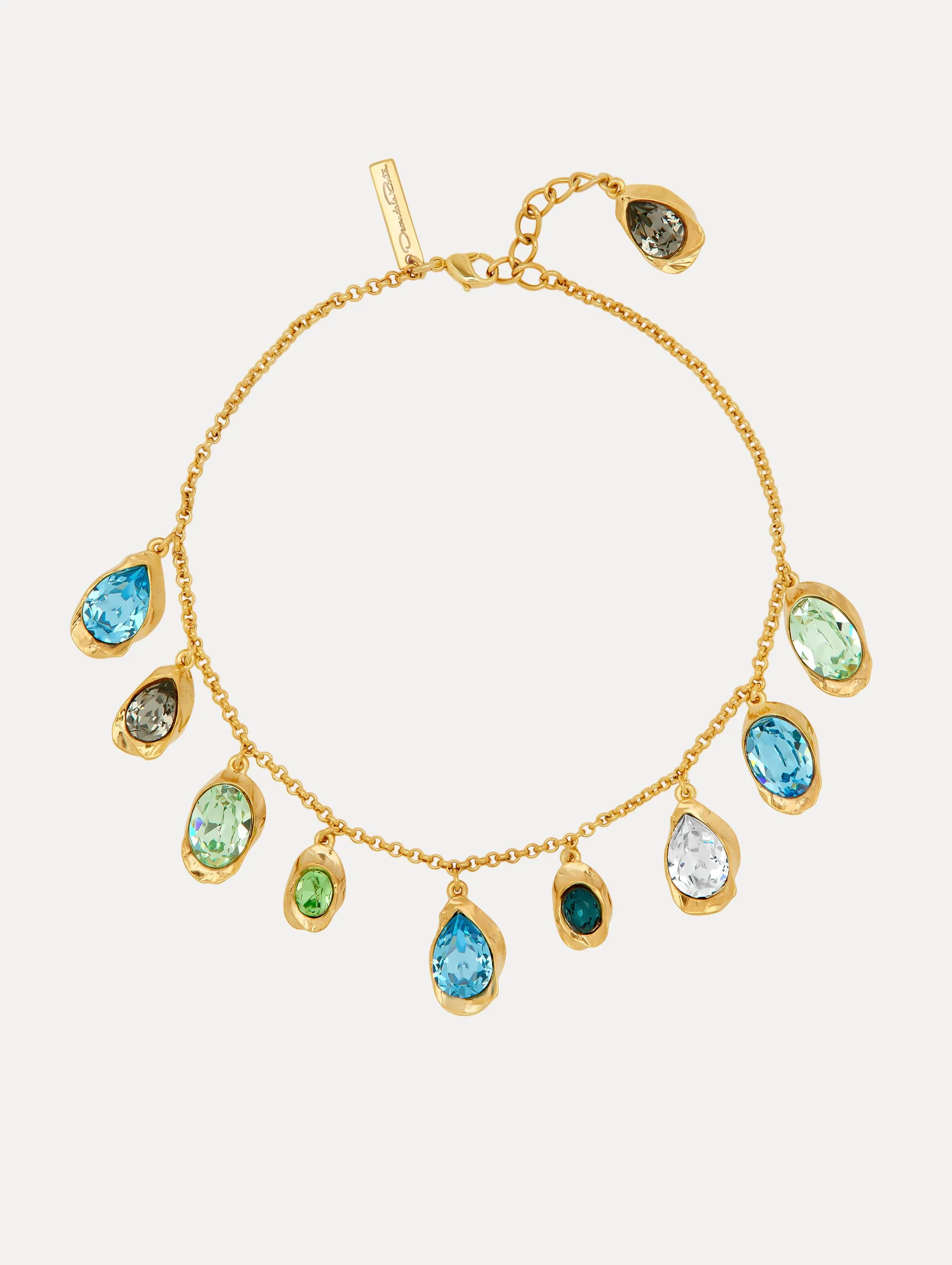 Multi-Colored Crystal Necklace sold by Oscar de la Renta