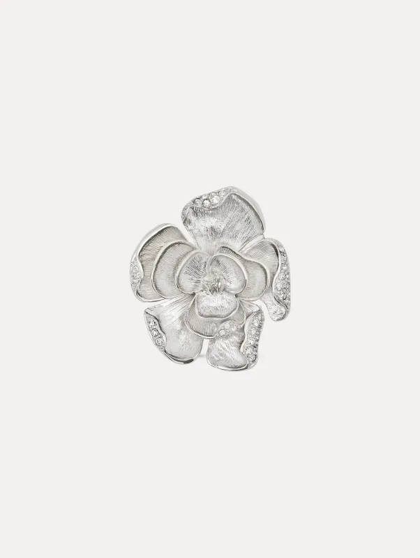 Pavé Rose Brooch sold by Oscar de la Renta