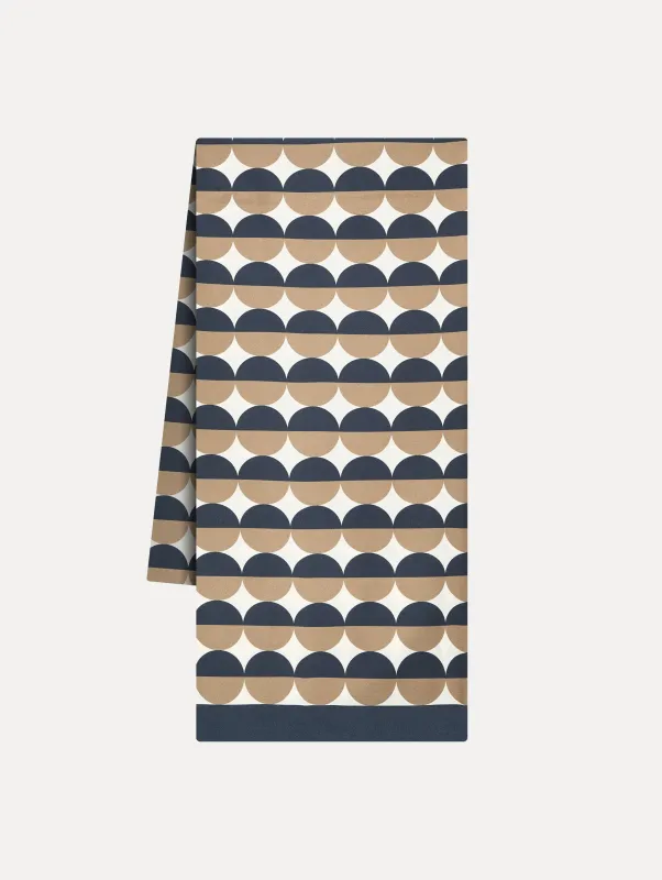 Geometric Circle Silk Scarf sold by Oscar de la Renta