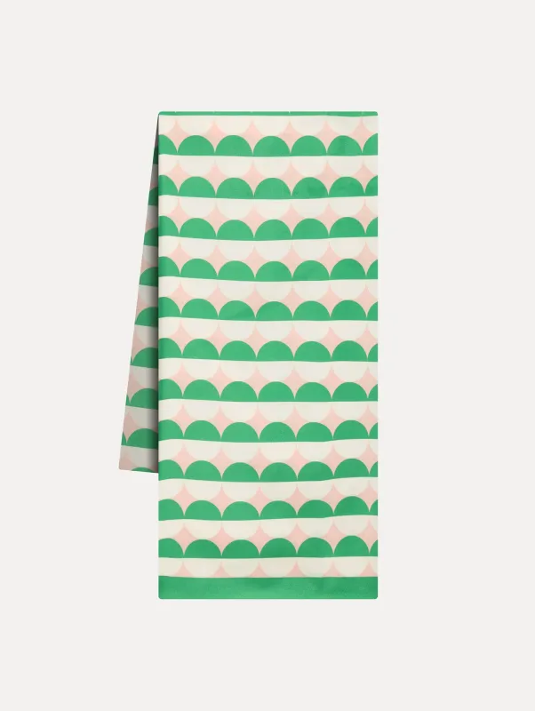 Geometric Circle Silk Scarf sold by Oscar de la Renta