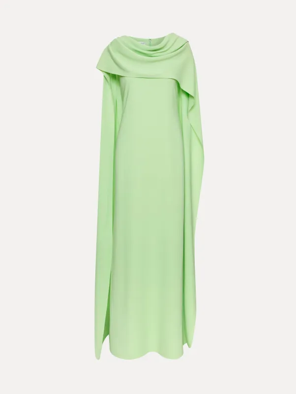 Drape Back Georgette Caftan sold by Oscar de la Renta