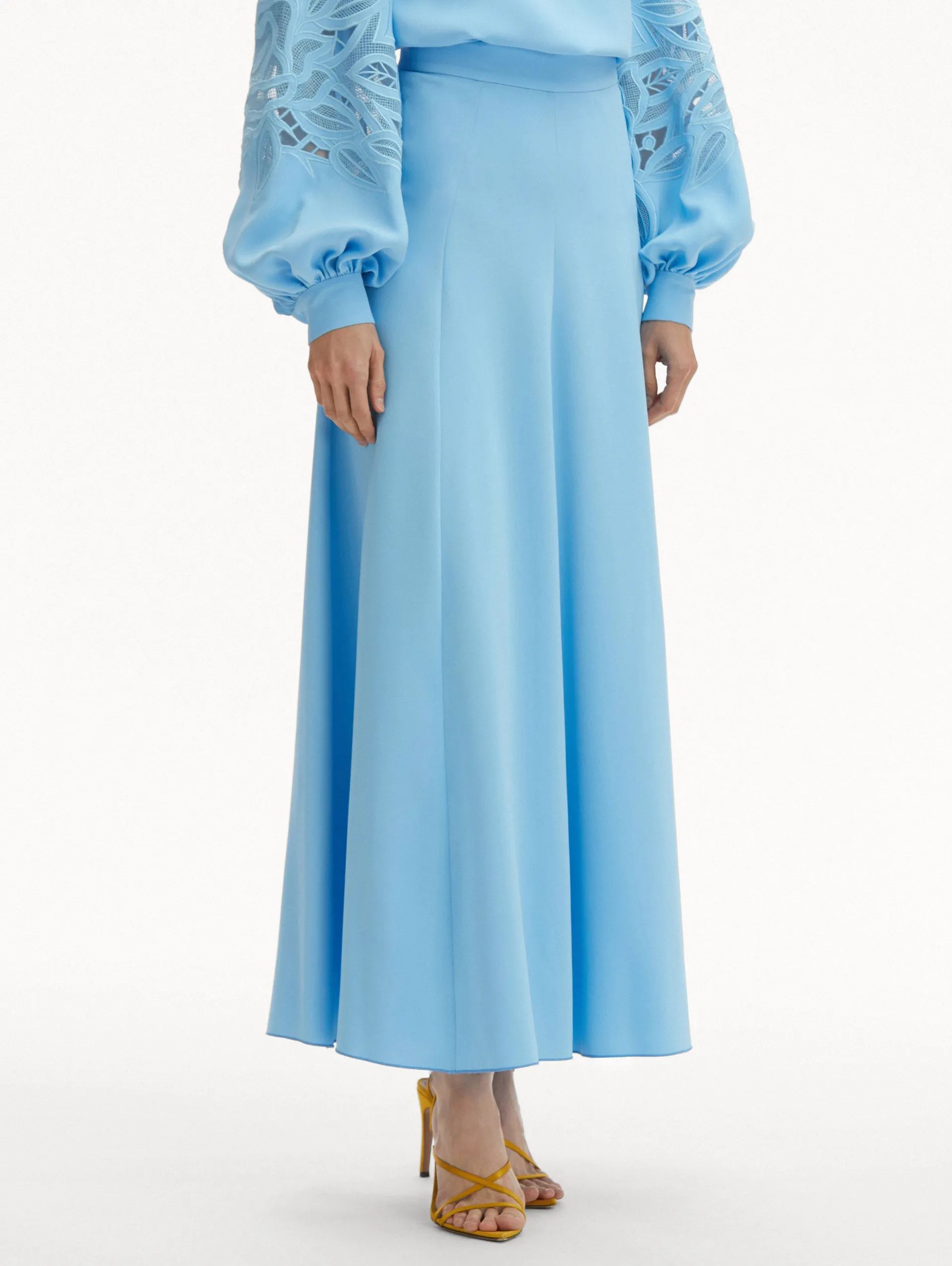 Silk Georgette Skirt sold by Oscar de la Renta product image thumbnail 5