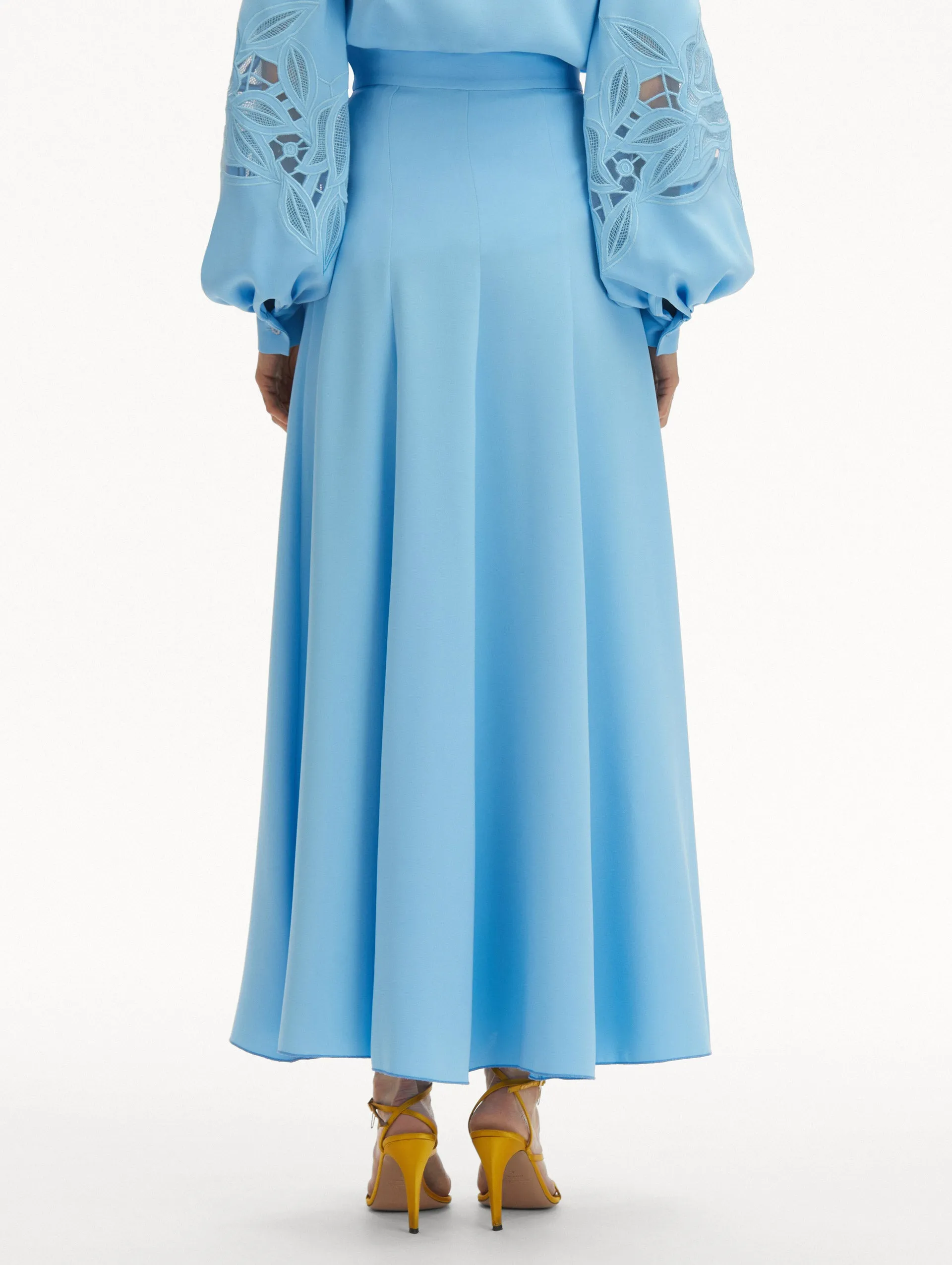 Silk Georgette Skirt sold by Oscar de la Renta product image thumbnail 3