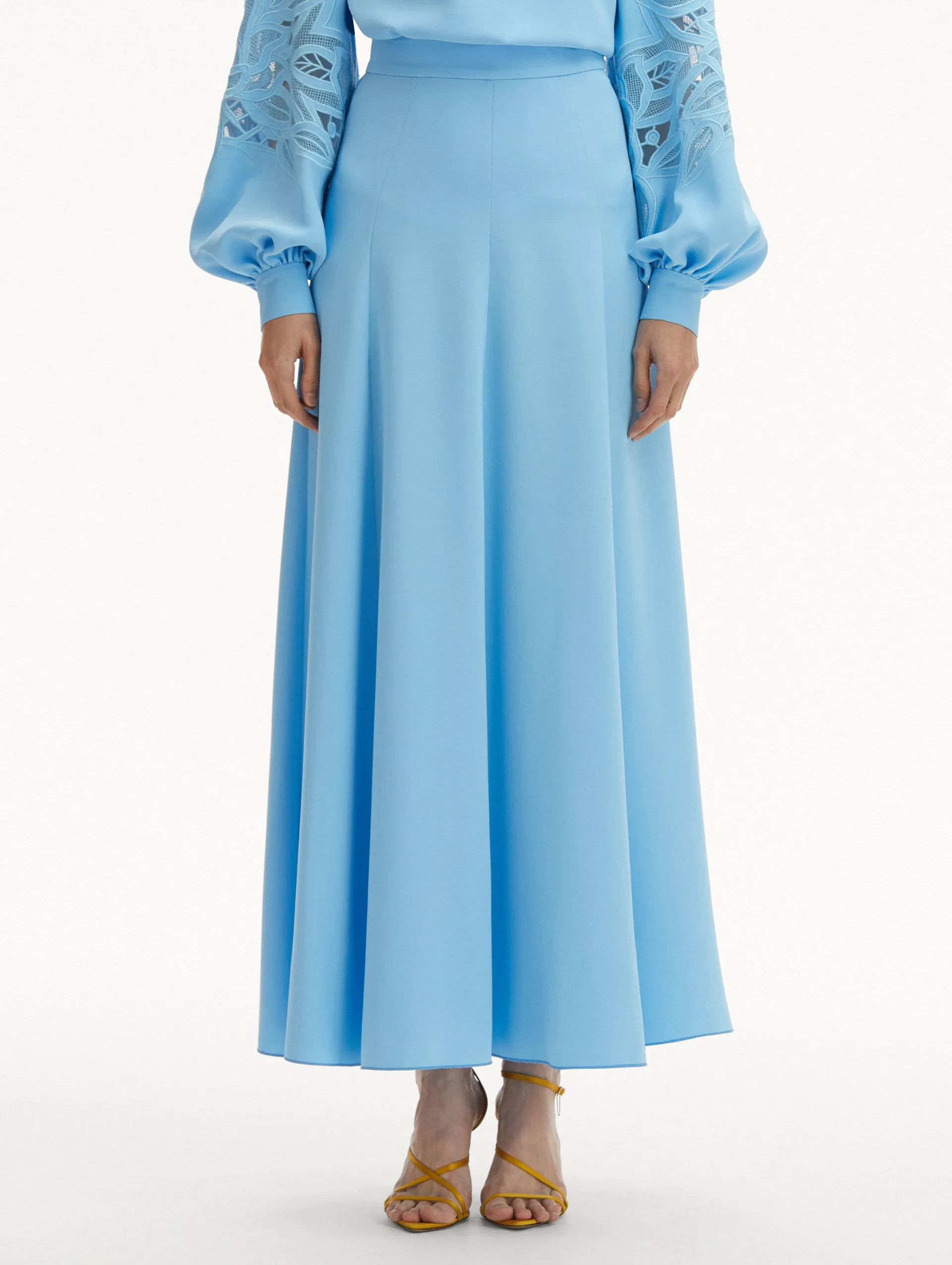 Silk Georgette Skirt sold by Oscar de la Renta product image thumbnail 4