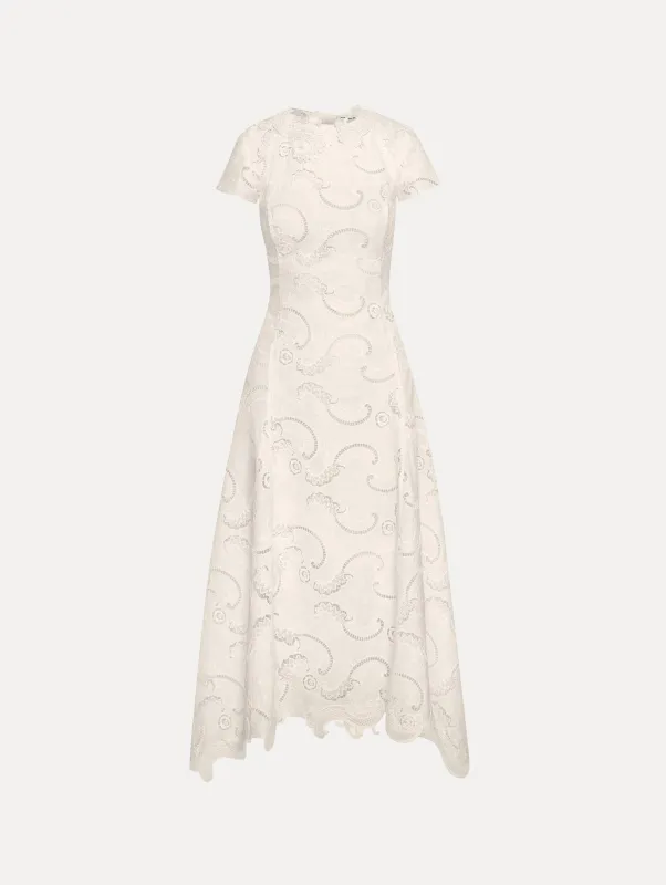 Scroll Guipure Dress sold by Oscar de la Renta