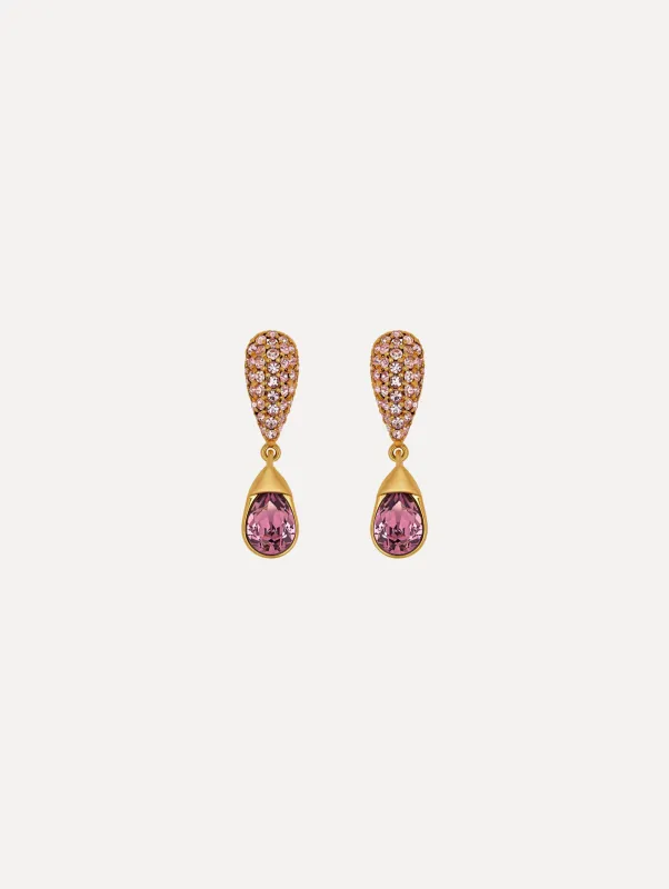 Pavé Drop Earrings sold by Oscar de la Renta