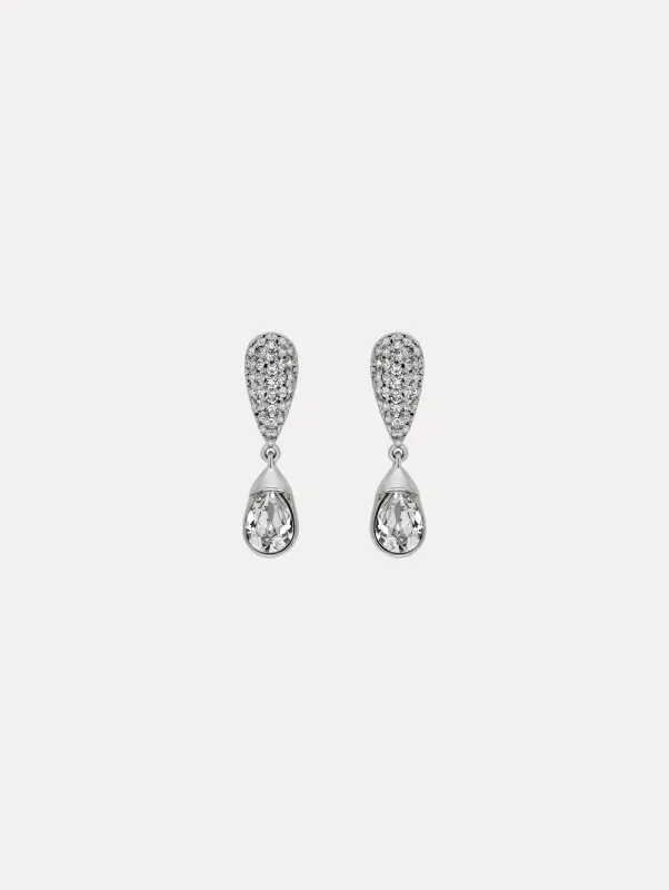 Pavé Drop Earrings sold by Oscar de la Renta