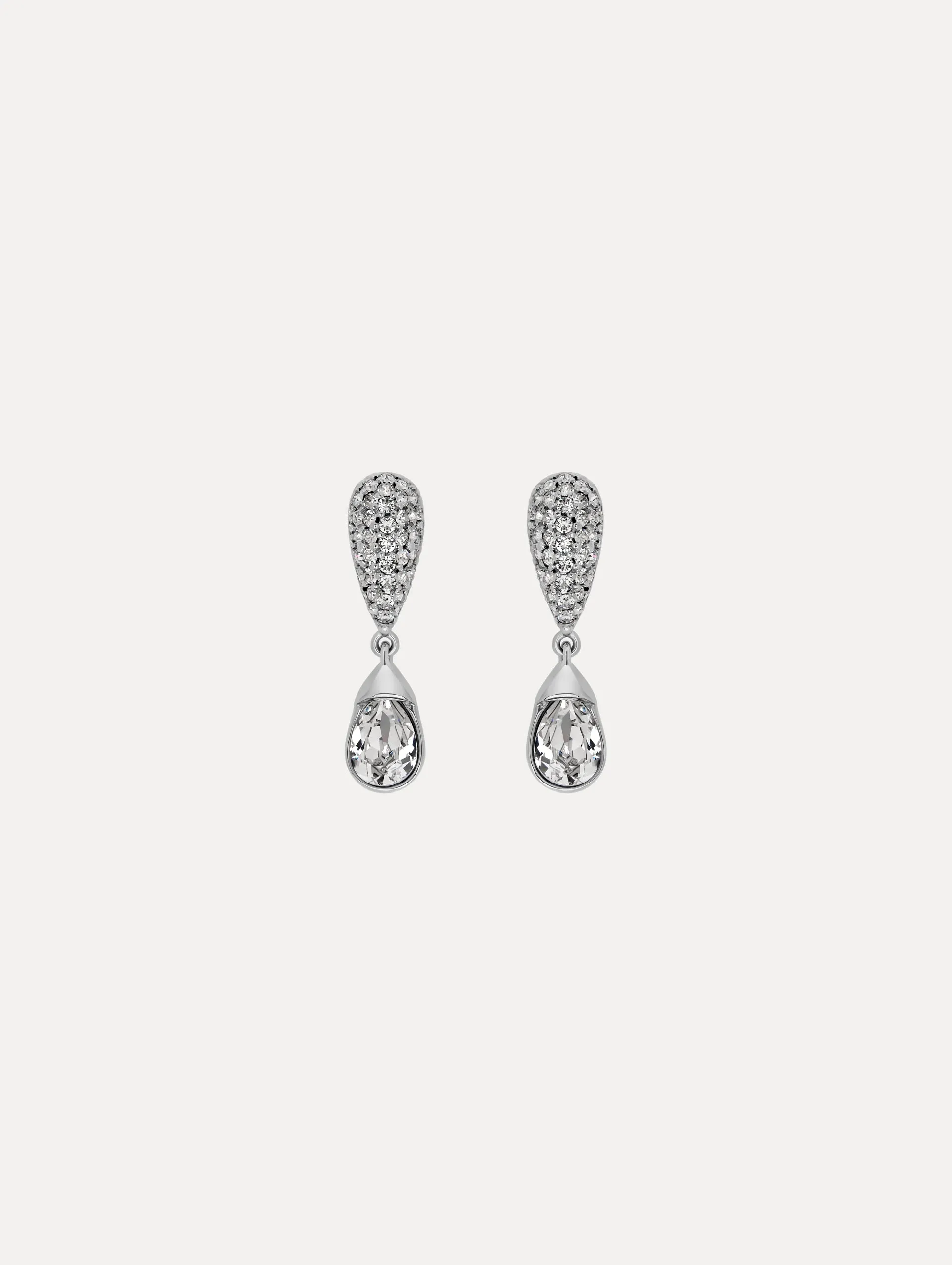 Pavé Drop Earrings sold by Oscar de la Renta