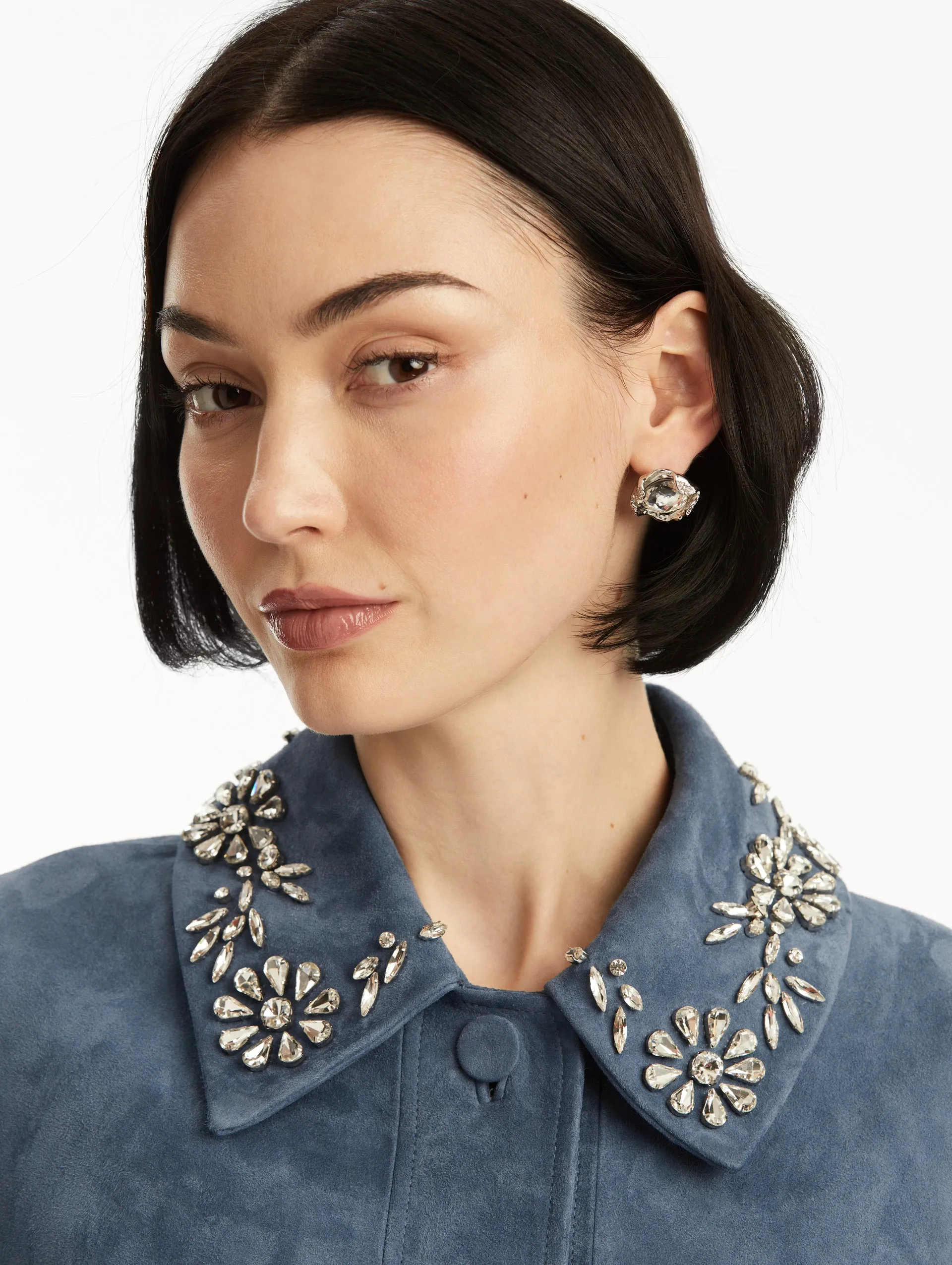 Crystal Nest Earrings sold by Oscar de la Renta product image thumbnail 2