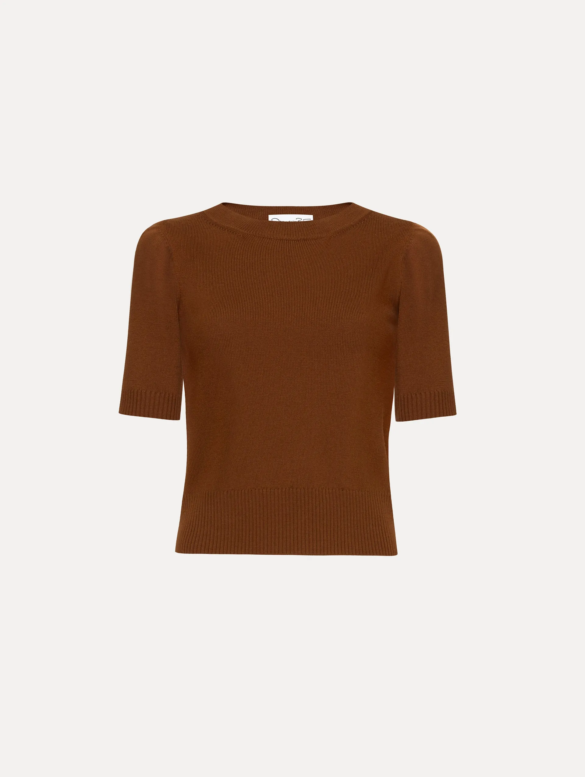 Short Sleeve Wool Pullover sold by Oscar de la Renta