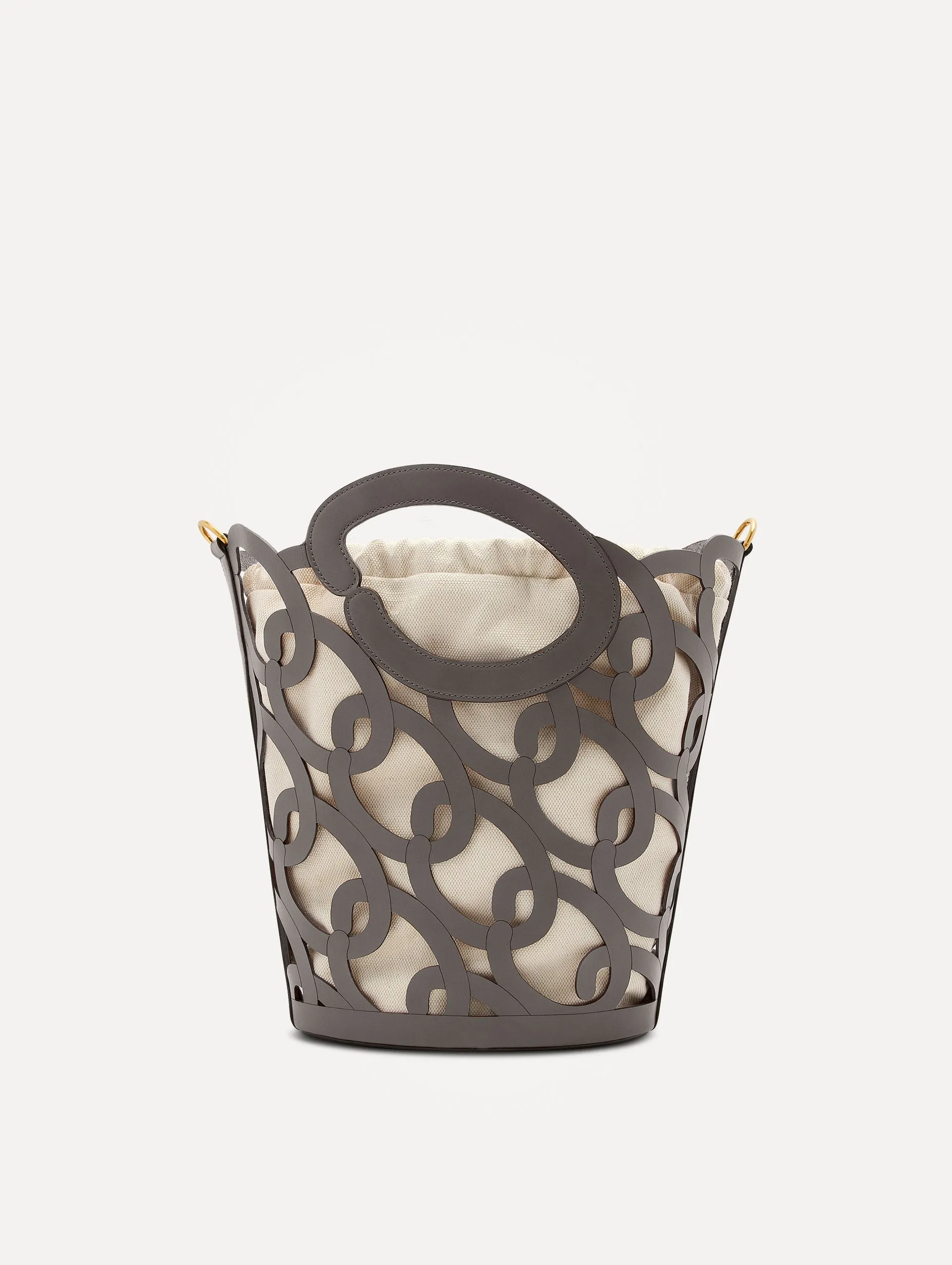 Oscar Chain-Link Leather Tote sold by Oscar de la Renta product image thumbnail 4