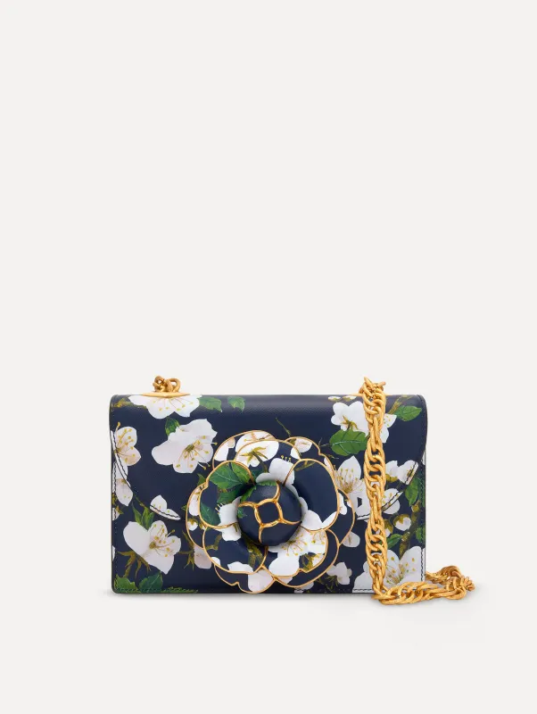 Cherry Blossom Printed TRO Bag sold by Oscar de la Renta