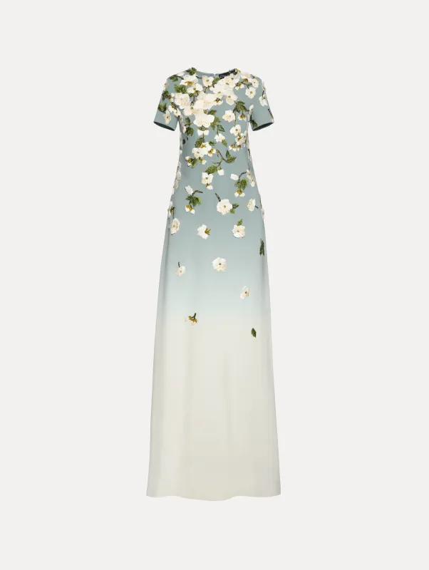 Ombré Cherry Blossom Gown sold by Oscar de la Renta