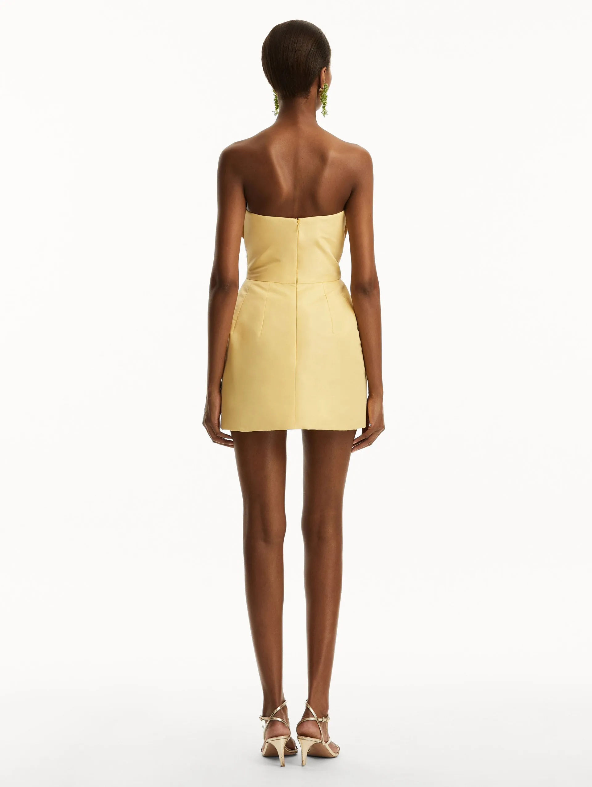 Bow-Detailed Faille Cocktail Dress sold by Oscar de la Renta product image thumbnail 3