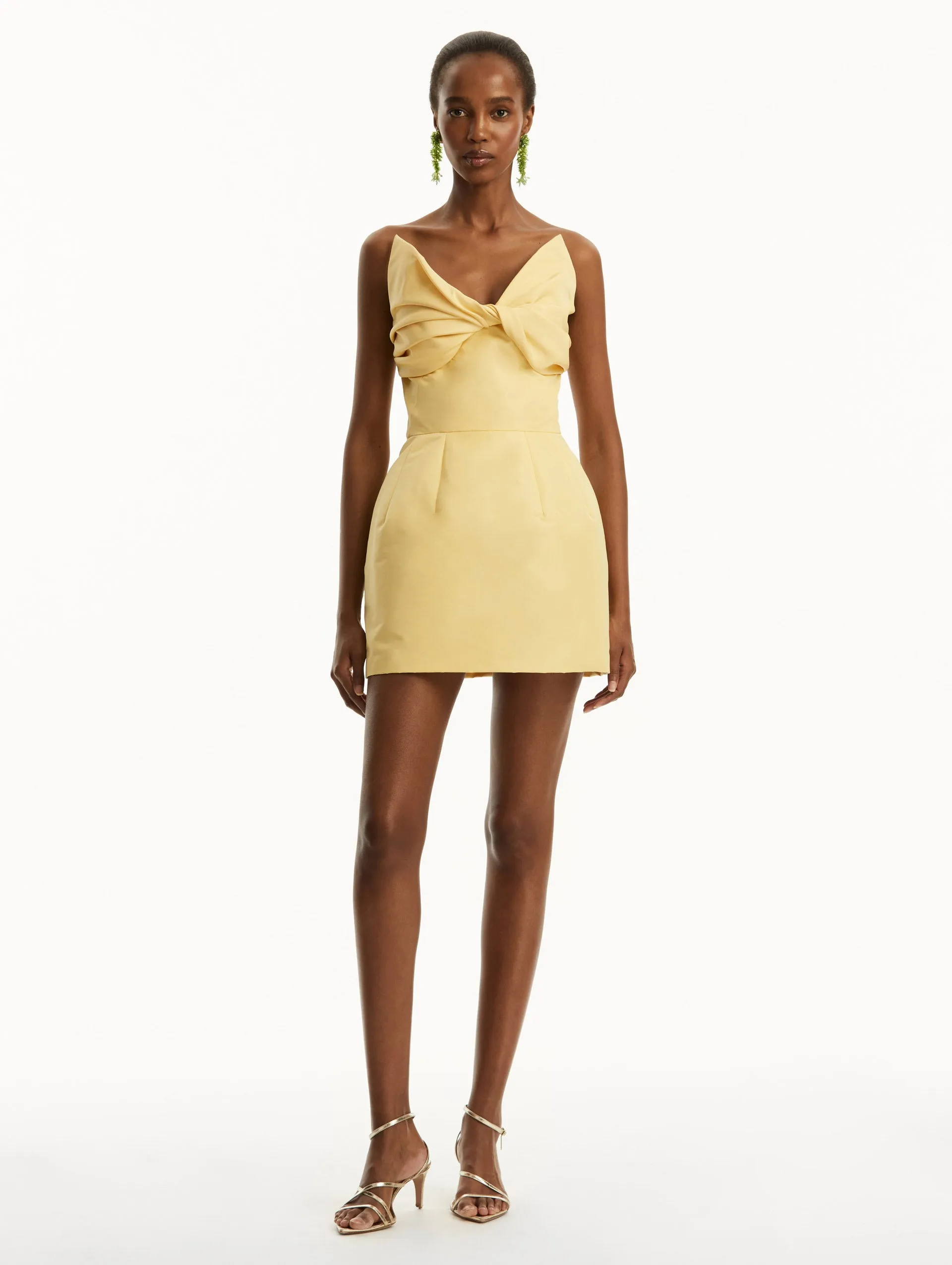 Bow-Detailed Faille Cocktail Dress sold by Oscar de la Renta product image thumbnail 2